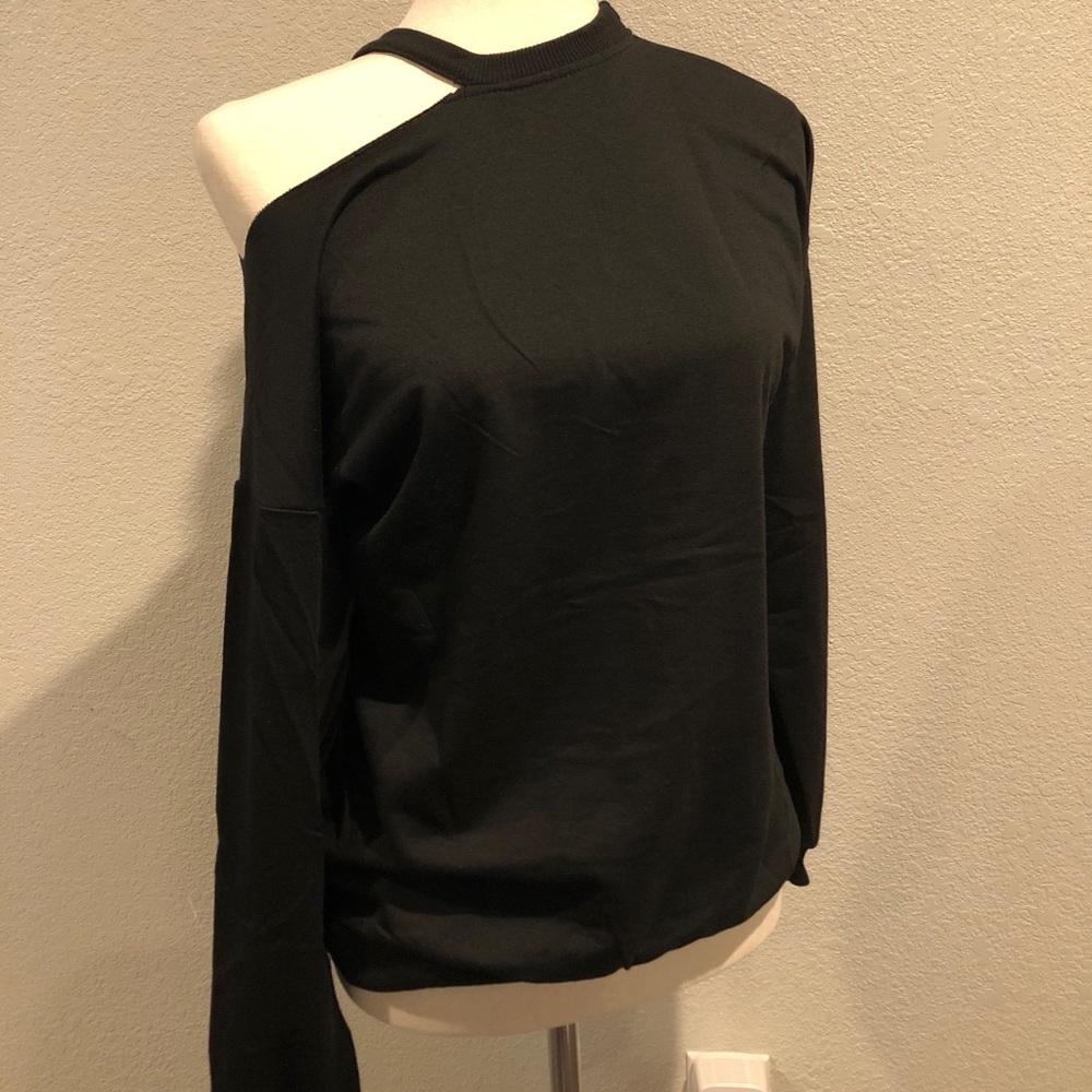 Off the shoulder sweatshirt